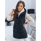 DStreet Kamizelka damska pikowana GAMIS czarna | shoptok.hr