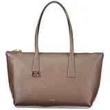 Olivia M ženska kožna shopper torba 43x23x14 cm smeđa