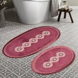  Aln_E4_806 Fuchsia Bathmat Set (2 Pieces) | ePonuda.com