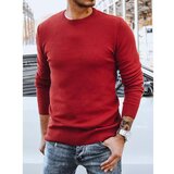 DStreet Men's classic burgundy sweater WX1933  cene