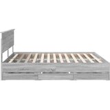  Okvir za krevet Siva Sonoma 180 x 200 cm Inženjersko Drvo - Sivi hrast sonoma 180 x 200 cm | shoptok.hr