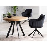  Stolica AZALIA - baršun - crna | shoptok.hr