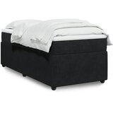  Box spring krevet s madracem crni 90x190 cm baršunasti | shoptok.hr