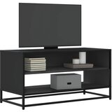 TV ormarić crni 91 x 40 x 46 cm konstruirano drvo i metal | shoptok.hr