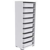 Hanah home višenamenska polica zola 9N white | ePonuda.com