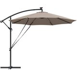  Suncobran Sivo-smeđa 294 x 294 x 248 cm Poliester i aluminij | shoptok.hr