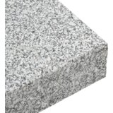  Stalak za suncobran s kotačima za Ø38/48mm stupove Sivi Granit 25 kg Pravokutni | shoptok.hr