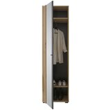 CARRYHOME GARDEROBNA OMARA črna, hrast artisan | Shoptok.si
