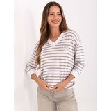 RELEVANCE Blouse-RV-BZ-A791.53-white-beige | Shoptok.si