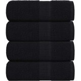  Ručnici za pranje FROGN 4 kom. Crne 30x30 cm 360 g/m² | Shoptok.si