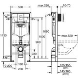 Grohe 38811000 SOLIDO (Rapid SL) set 3 v 1 podometni splakovalnik za WS školjko | Shoptok.si