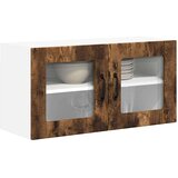 vidaXL Stenska kuhinjska omarica Dimljeni oreh 80 x 31 x 40 cm | Shoptok.si