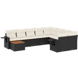  The Living Store Vrtna sedežna garnitura 10-delna z blazinami črn poli ratan - Vrtna Sedežna Garniture, (21443936) | Shoptok.si