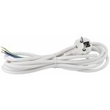 Emos vrvica 3X1.5 H05VV-F 3G pvc 3M šuko kotni vtikač bela u