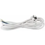 vrvica 3X1.5 H05VV-F 3G pvc 3M šuko kotni vtikač bela