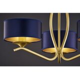 Jupiter 2113 - Luster na šipci KASZMIR 3xE27/15W/230V plava/zlatna | Eponuda.com