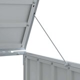 vidaXL spremište za 2 kanta za otpad antracit 144x81x113 cm čelično | shoptok.hr
