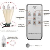 CIBNEW 30x LED Brezžične božične svečke za jelko z daljinskim upravljalnikom | Shoptok.si