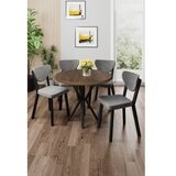 Hanah home Set trpezarijskog stola i stolica (5 delova) Agnes Baroque Grey | Eponuda.com