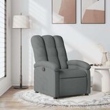 vidaXL Naslanjač temno siv blago | Shoptok.si