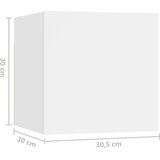  Komplet TV omaric 5-delni bela iverna plošča, (5000151937) | Shoptok.si