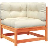  9-dijelni set vrtnih sofa s jastucima voštano smeđi od borovine | shoptok.hr