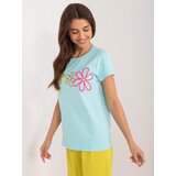 BASIC Feel Good T-shirt-RV-TS-9648.98-mint | Shoptok.si