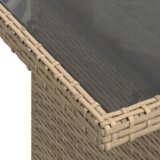  10-dijelni set sofe za vrt s jastucima Bež poly ratan | shoptok.hr