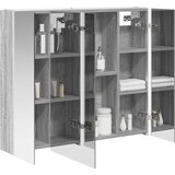  Kupaonski ormar s ogledalom Siva Sonoma 83,5 x 15,5 x 70 cm | shoptok.hr