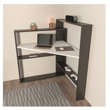 Hanah home radni sto kelly black white cene