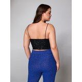 Sinsay Crop top u stilu negližea | shoptok.hr