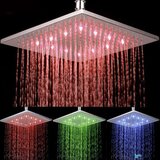 EYN LED podometni tuš sistem črne ali krom barve | tuš panel PT50089 — Krom — 30 cm | Shoptok.si