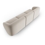 Milo Casa Bež žametna sedežna garnitura 266 cm Paolo – | Shoptok.si