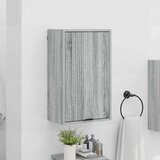 vidaXL kopalniška omarica z vrati siva sonoma 39 x 23.5 x 65 cm | Shoptok.si