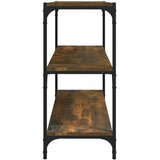 Ormarić za knjige boja hrasta 80x33x70,5 cm drvo i čelik | shoptok.hr