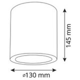  LED RGBW prigušiva spot svetiljka JUPITER 1xE27/6,5W/230V, prečnik 13 cm, crna | Eponuda.com