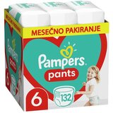 Pampers Pants hlačne pleničke, št. 6, za 15+ kg, 132 kos B. S6 132 Cene