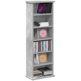 Cd ormar Betonska siva 60 x 17 x 92 cm Konstruirano drvo | shoptok.hr