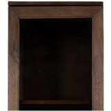 Ixia Smeđa vitrina od masivnog manga 40x180x40 cm Ravi – | shoptok.hr