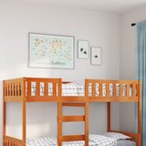 vidaXL Dječji krevet bez madraca voštano smeđi 90 x 200 cm od borovine | shoptok.hr