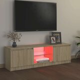 TV ormarić s LED svjetlima boja hrasta sonome 120x30x36 cm | Eponuda.ba