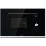 Gorenje BMX201AG1BG ugradbena mikrovalna, crno staklo / nehrđajući čelik | shoptok.hr