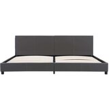  Posteljni okvir sivo umetno usnje 180x200 cm | Shoptok.si