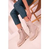Soho Beige Women's Boots & Booties 18497 Cene