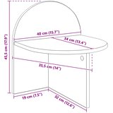  Noćni ormarić 2 pcs Hrast sonoma 40 x 35,5 x 45,5 cm | shoptok.hr