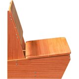  Vrtna stolica voštano smeđa 60x64x70,5 cm od masivne borovine | shoptok.hr