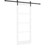 vidaXL klizna vrata sa setom brava 'ORKDAL'Bijela 86x211 cm | shoptok.hr