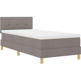  Krevet s opruga kutije Sivo-smeđa 90 x 200 cm tkanina | shoptok.hr