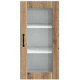  Zidni stakleni ormarić 2 pcs Umjetnički hrast 40 x 31 x 80 cm | shoptok.hr