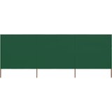  Vjetrobran s 3 panela od tkanine 400 x 160 cm zeleni | shoptok.hr